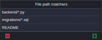 File-matching expressions